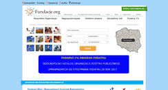 Desktop Screenshot of fundacje.org